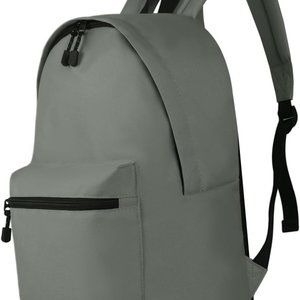 New, Grey, Travel laptop backpack With front zipper